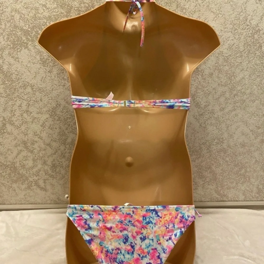 Victoria's Secret Pastel Watercolor Tie-Dye Bikini